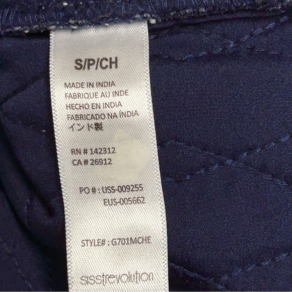 Sisstr Evolution Blue and White Gingham Shacket - Picture 10 of 11